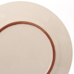 Тарелка плоская 22см желтая Риштанская Керамика