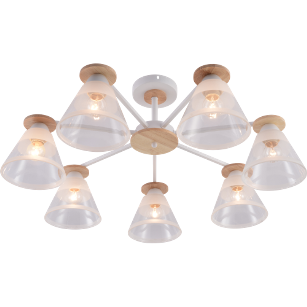 Люстра Rivoli Theothila 9177-308 7 х Е27 60 Вт модерн | Rivoli