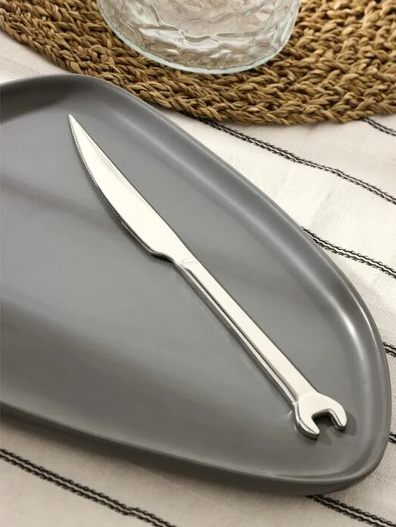 Нож столовый Magistro Workshop, h=22,5 см, цвет серебряный