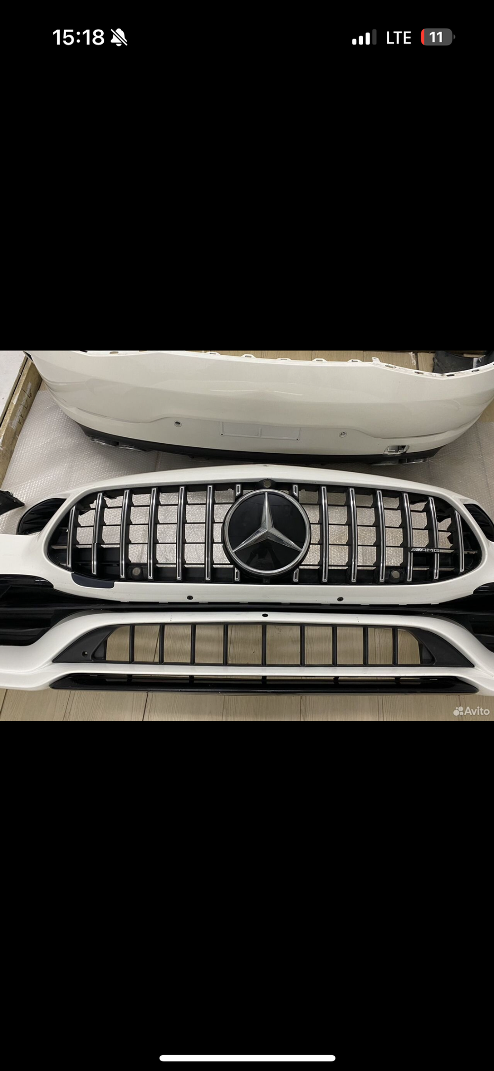 Бампер передний в сборе Mercedes GT W290 AMG