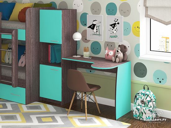 Стол МИЯКО левый