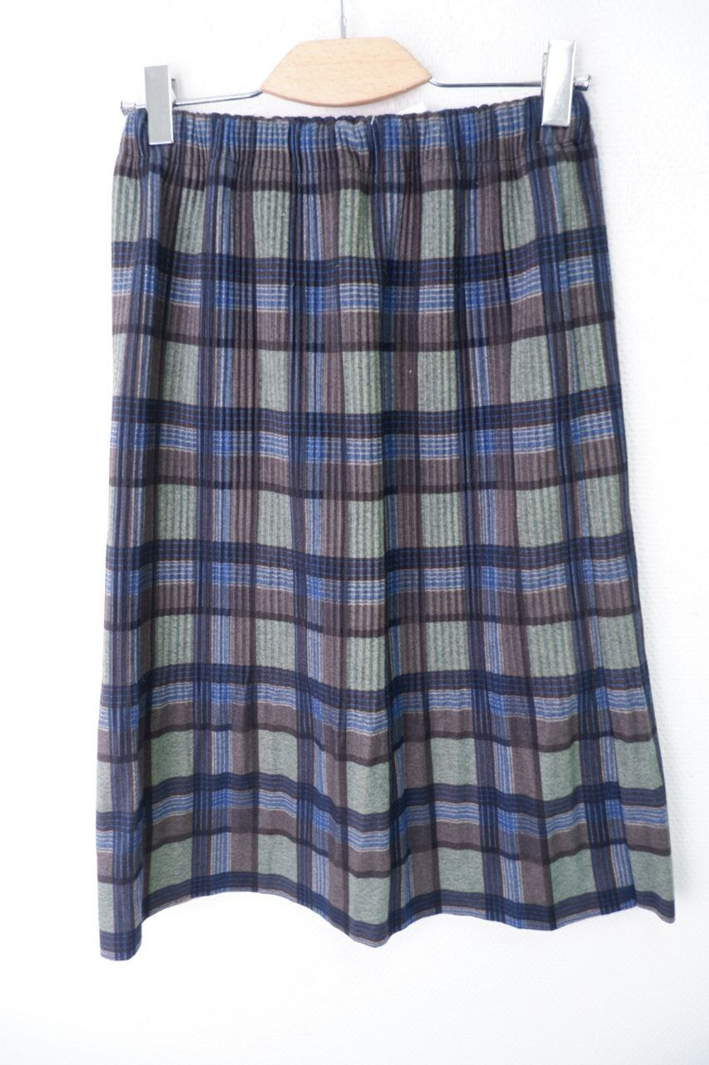Юбка теплая в клетку 46 размер