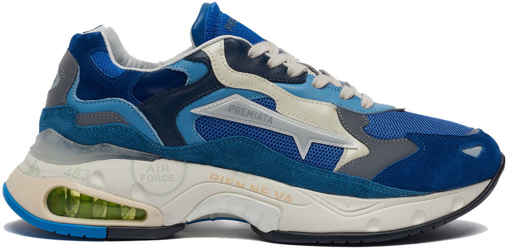 Premiata Sharky 077 Синие с голубым