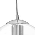 801004 Люстра SFERETTA E27 1х6W (led) E27 ХРОМ/ПРОЗРАЧНЫЙ