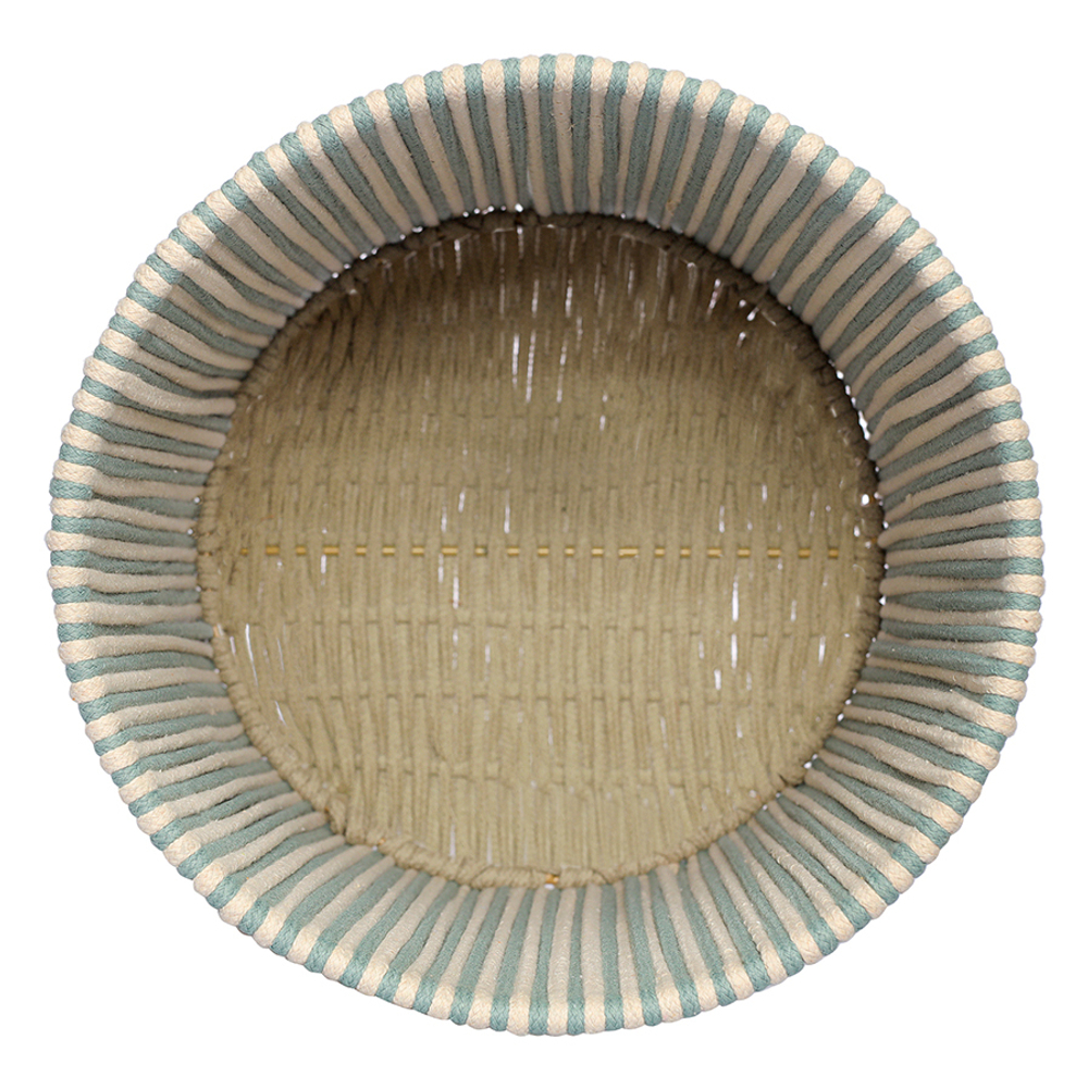 Корзина плетеная Tkano Dholak Mint Ethnic tk24-st_ba0034