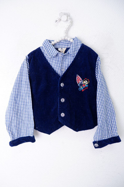 Жилет Ganeshan комбинированный с рубашкой на 3-4 года