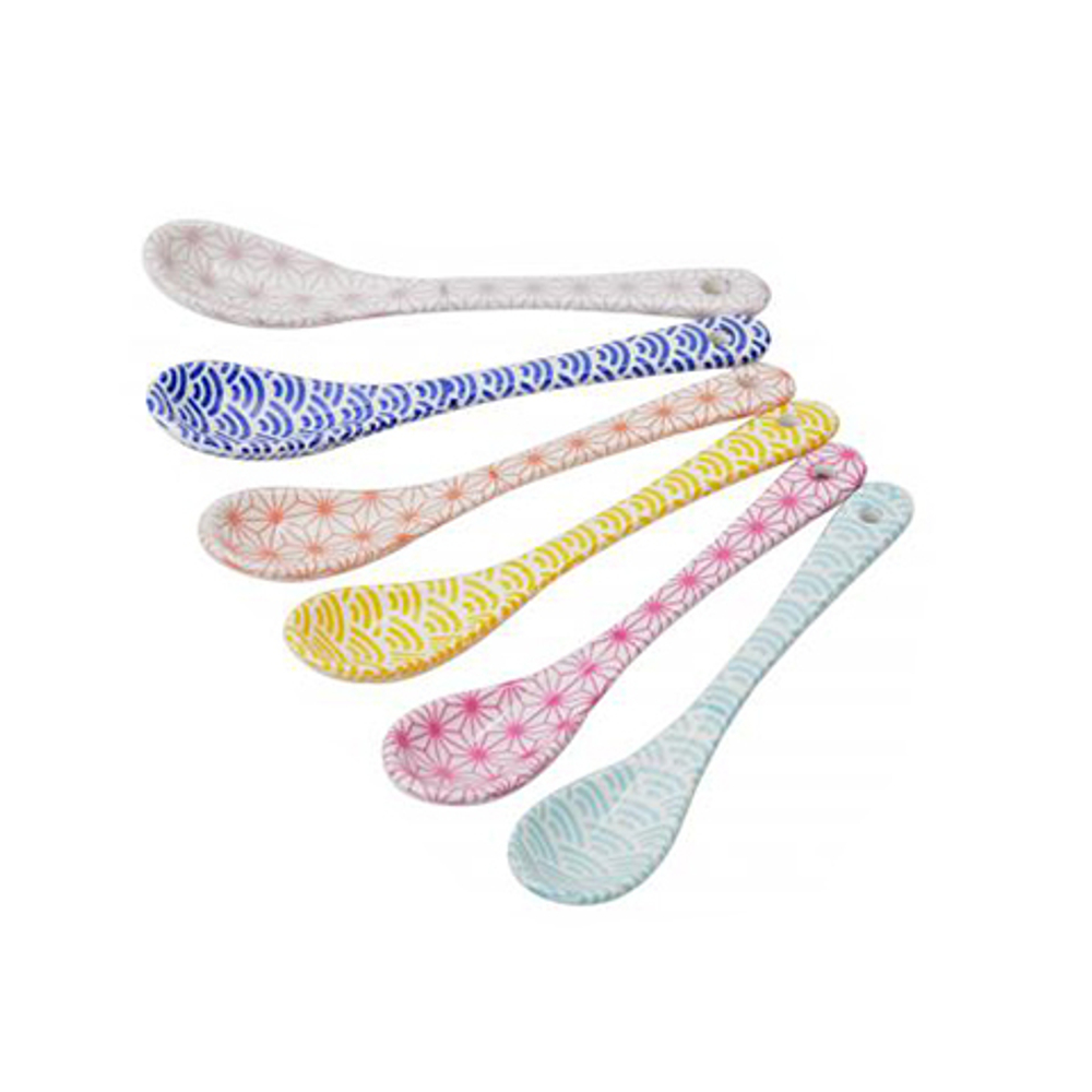 Набор ложек из 6шт Tokyo Design Studio Star Wave 8815 Япония-Нидерланды