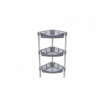 Этажерка угловая с корзинками Krita 3-х секц (сиреневый туман)