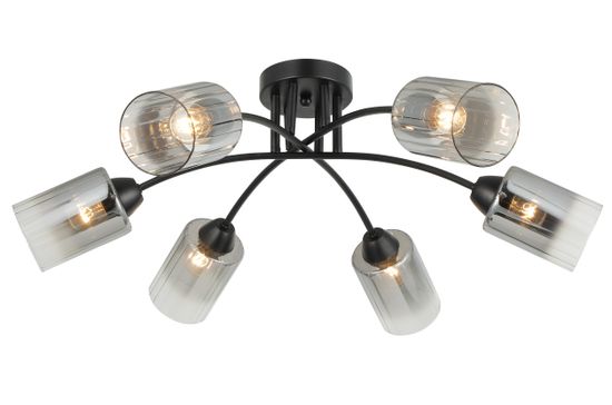 07652/6 BLACK (1) Люстра RL