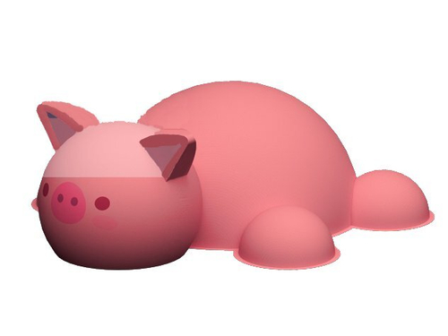 Резиновая малая форма "Поросенок"