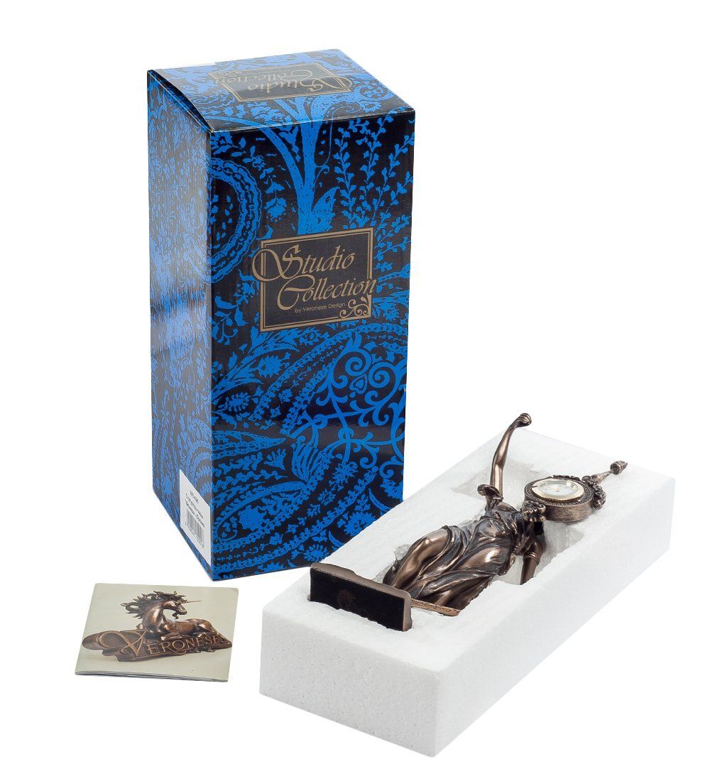 Veronese WS-696 Статуэтка-часы «Фемида - богиня правосудия»