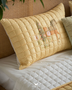 Комплект стеганного покрывала и 3 наволочек Soufiyan Tuscany Yellow Hermodr 130220310 Иран