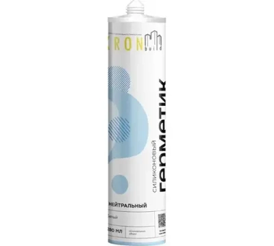 Силиконовый нейтральный герметик KRONbuild (белый) 280мл