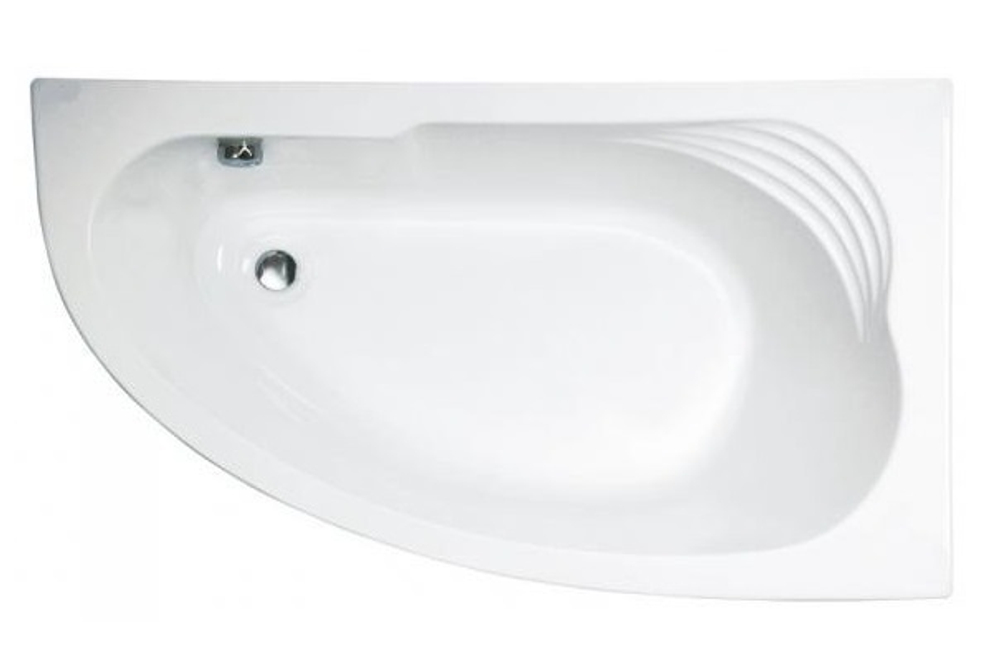 Акриловая ванна Roca Merida 170x100x48 левая ZRU9302992 с сливом-переливом