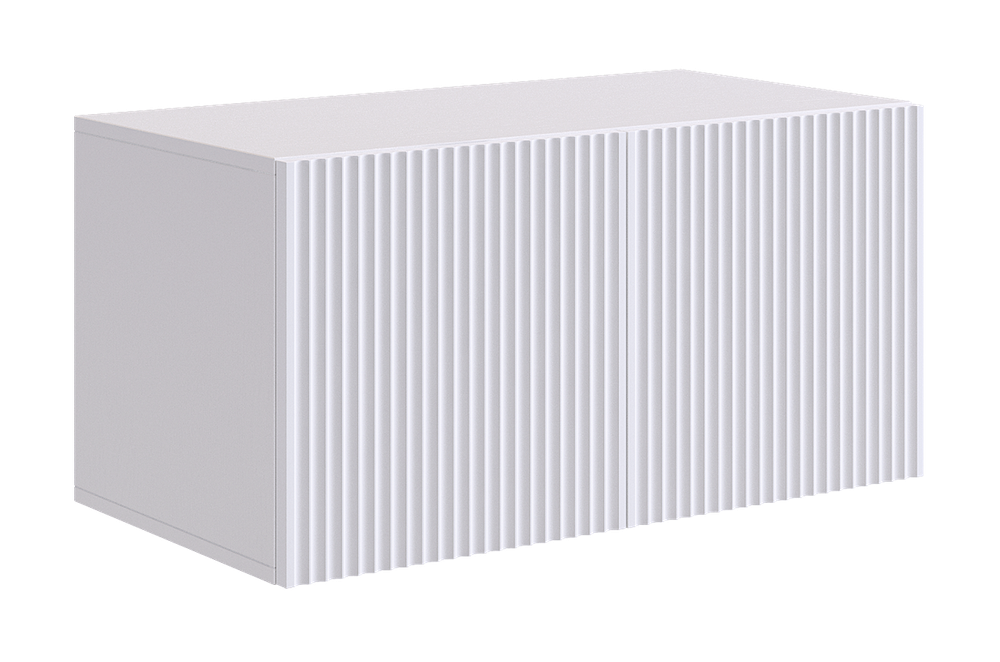 "Зефир" Антресоль двухдверная 118.01 (Белое дерево/Белый (эмаль)) 800*422*400