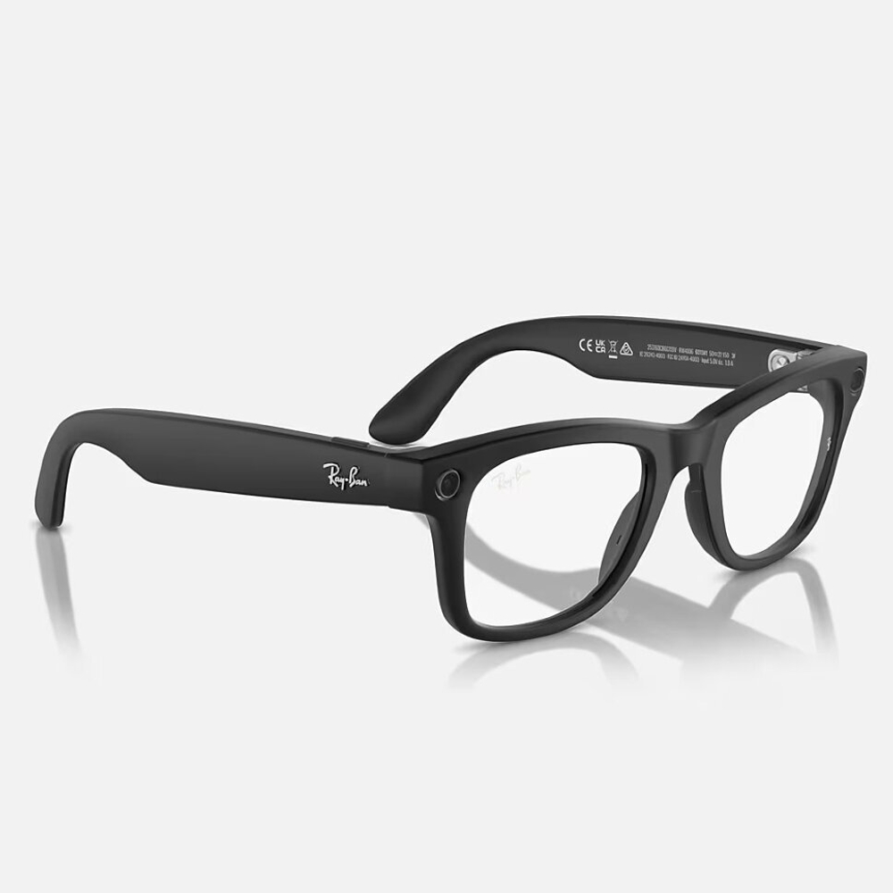 Ray-Ban Meta Wayfarer ( Цвет оправы - матовый черный, цвет линз - прозрачный )