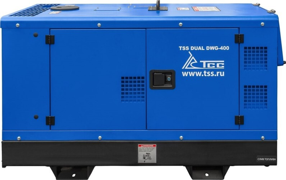 Сварочный генератор ТСС DUAL DWG-400 двухпостовой дизельный 044768