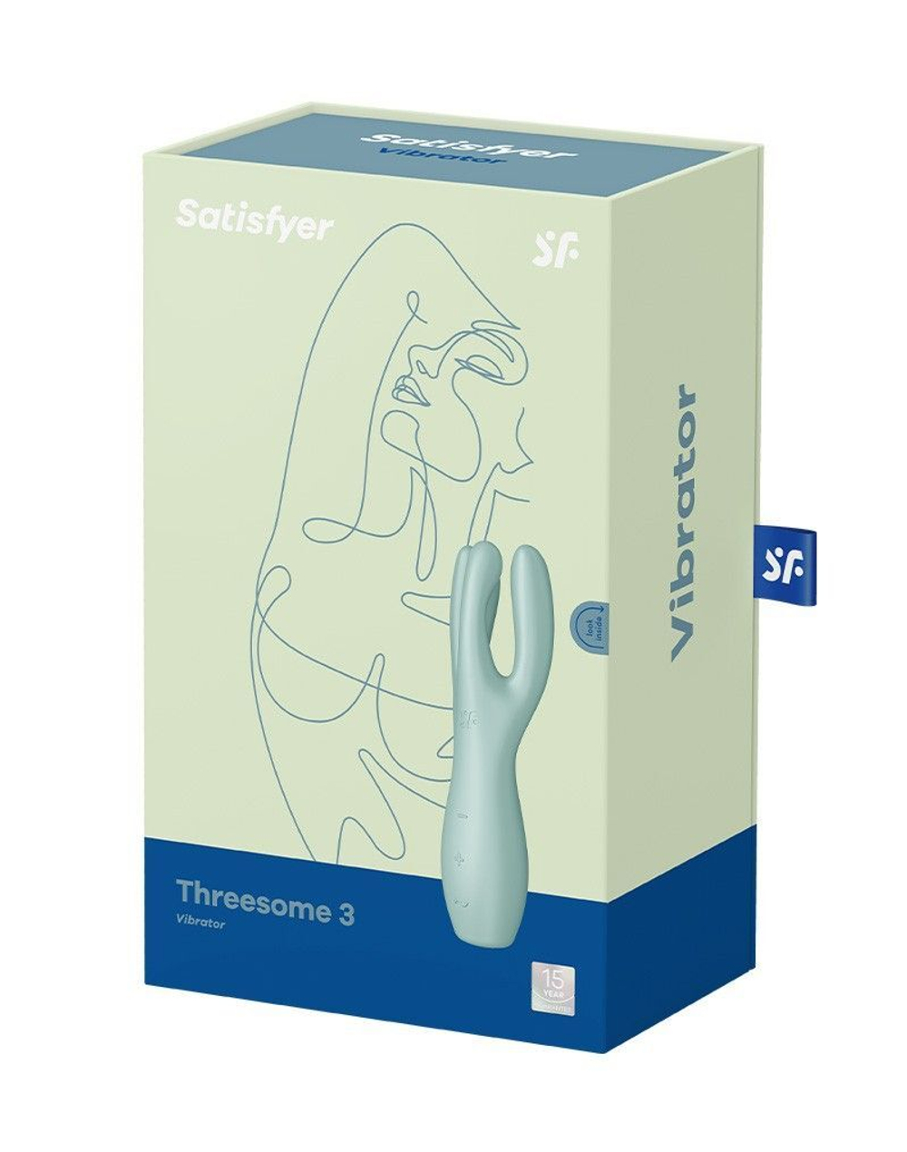 Satisfyer Threesome 3, мятный