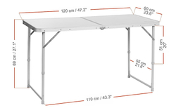 Набор мебели Nisus, стол + 4 табурета (N-FS-21407+21124A)