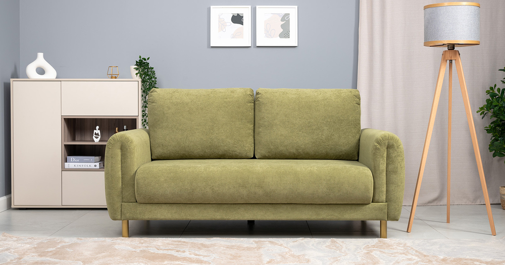 Диван-кровать прямой Оникс(ТД 206 Ocean 013 (зеленый))