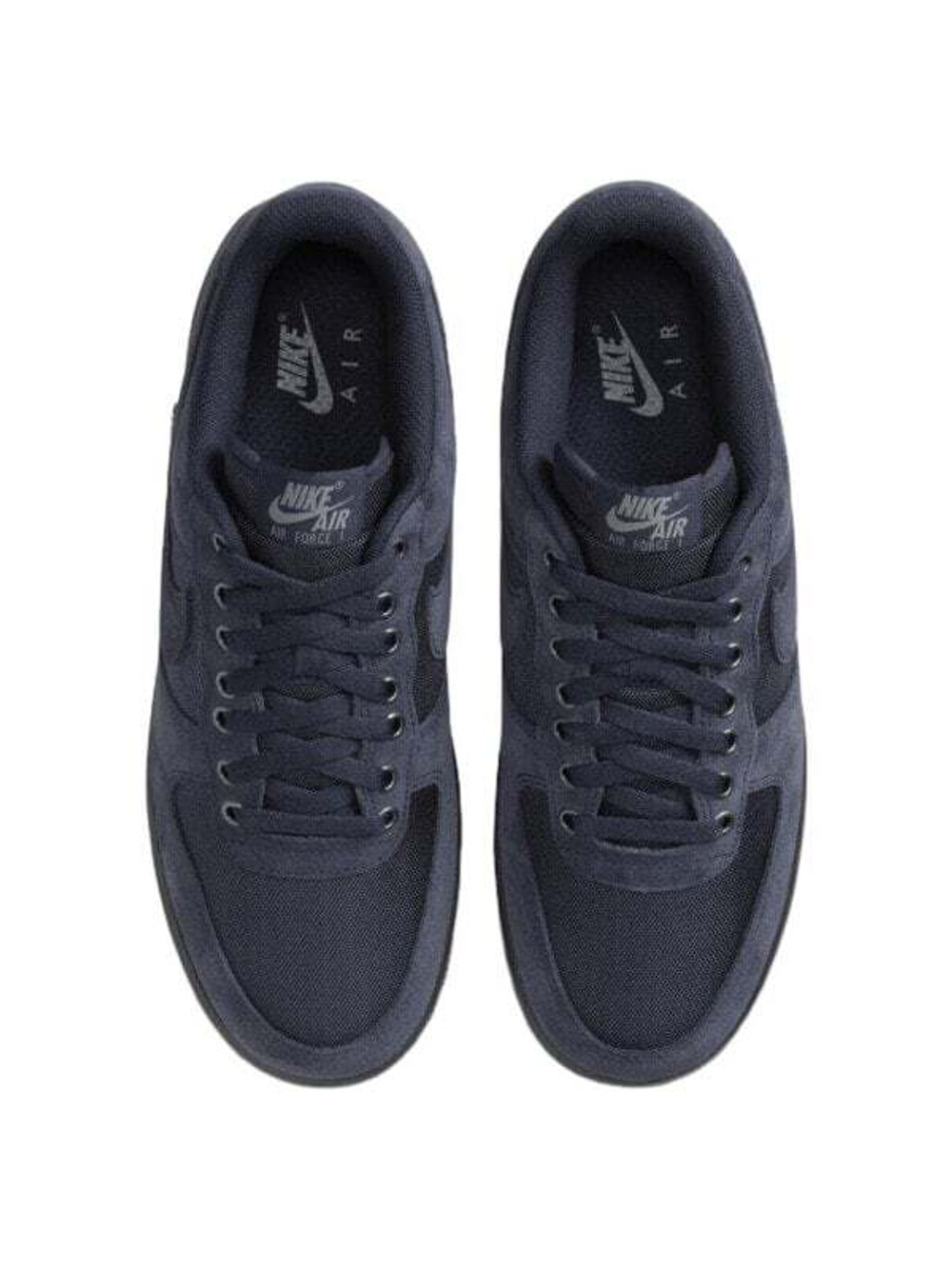 Nike Air Force 1 Anti-Slip Wear-Resistant Low-Top Skateboard Shoes Unisex Black Blue