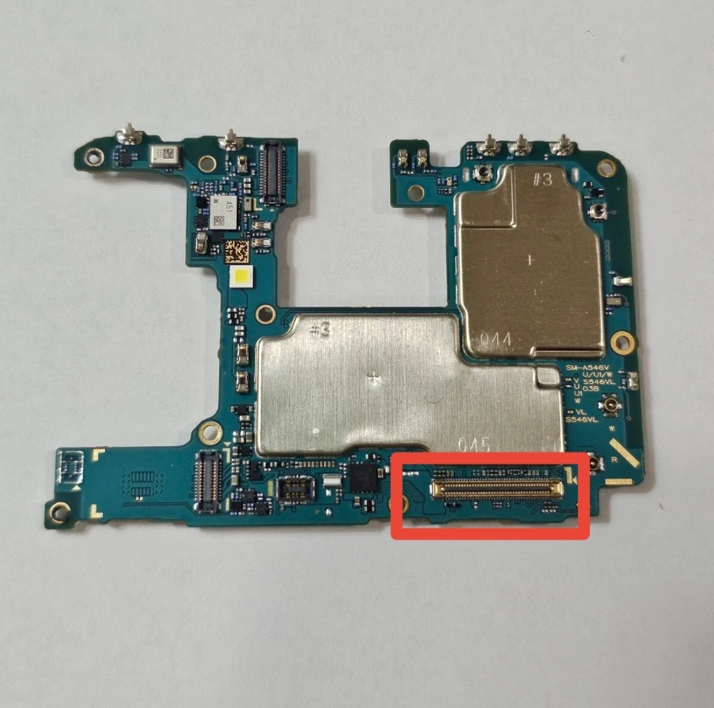 Samsung Galaxy A54 5G (SM-A546B)
-FPC коннектор дисплея (на плату)