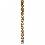 Новогодние шары 3 см (набор 12 шт) «Микс фактур», золото