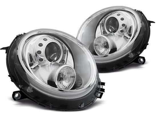 Фары передние CHROME для BMW MINI (COOPER) 06-14