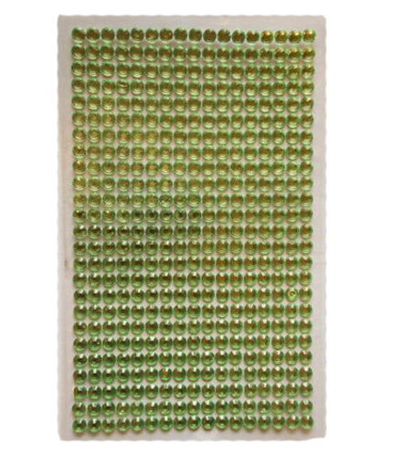 Стразы салатовые 5 мм длинные
