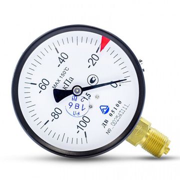 Вакууметр д.60 мм(-100...0 кПа)