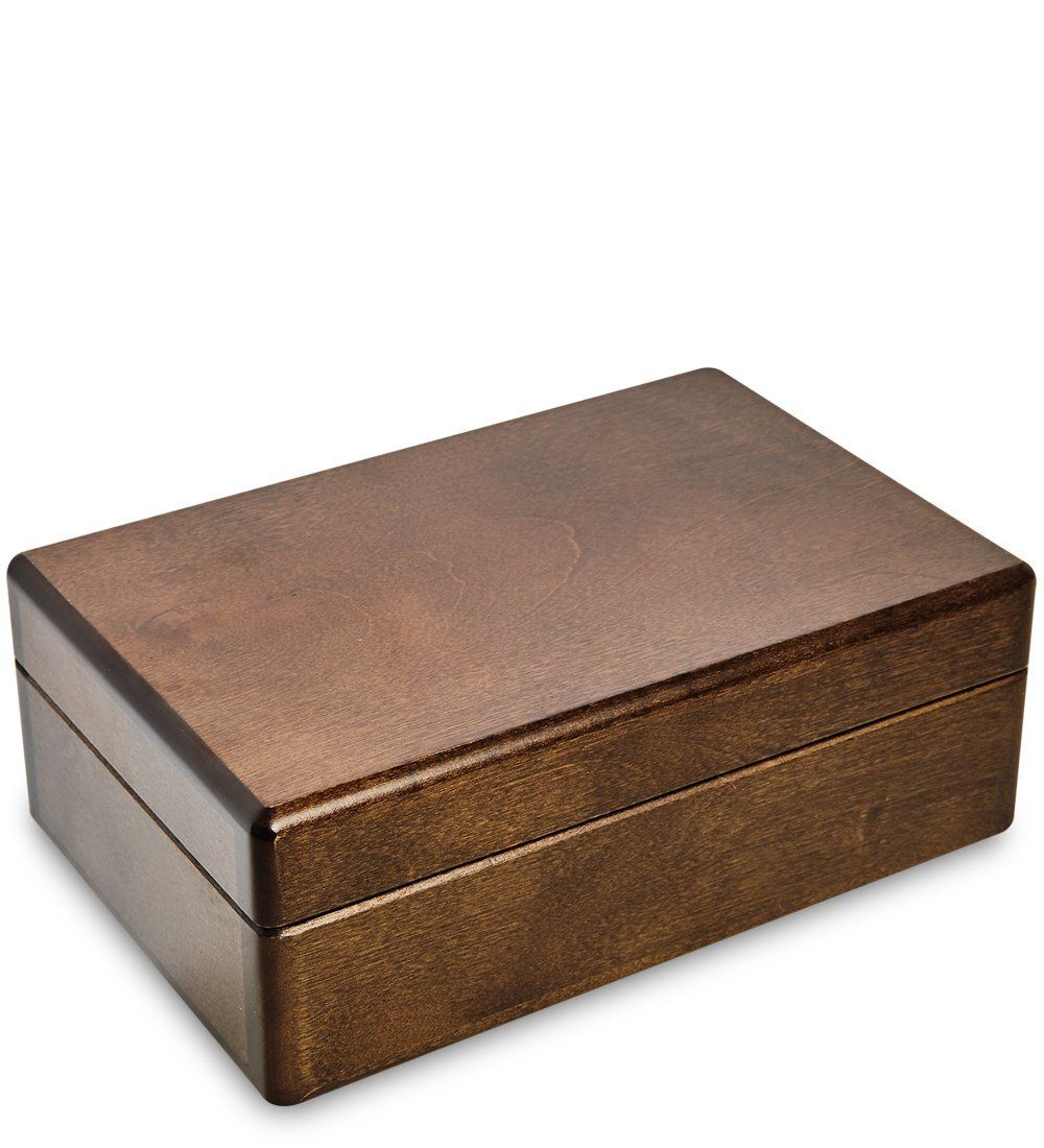 GAEM Art JW-03/02 Шкатулка деревянная под украшения «Орех» 20х13 см