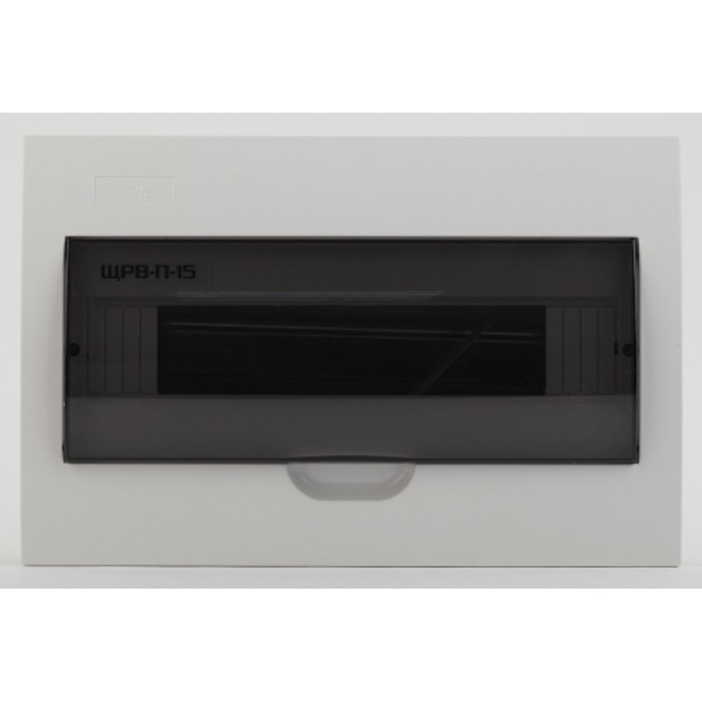 Корпус пластиковый встраиваемый ЭРА SIMPLE ЩРВ-П-15 IP41 прозрачная крышка белый