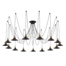 Citilux Эдисон CL451151 Люстра паук Венге Бронза