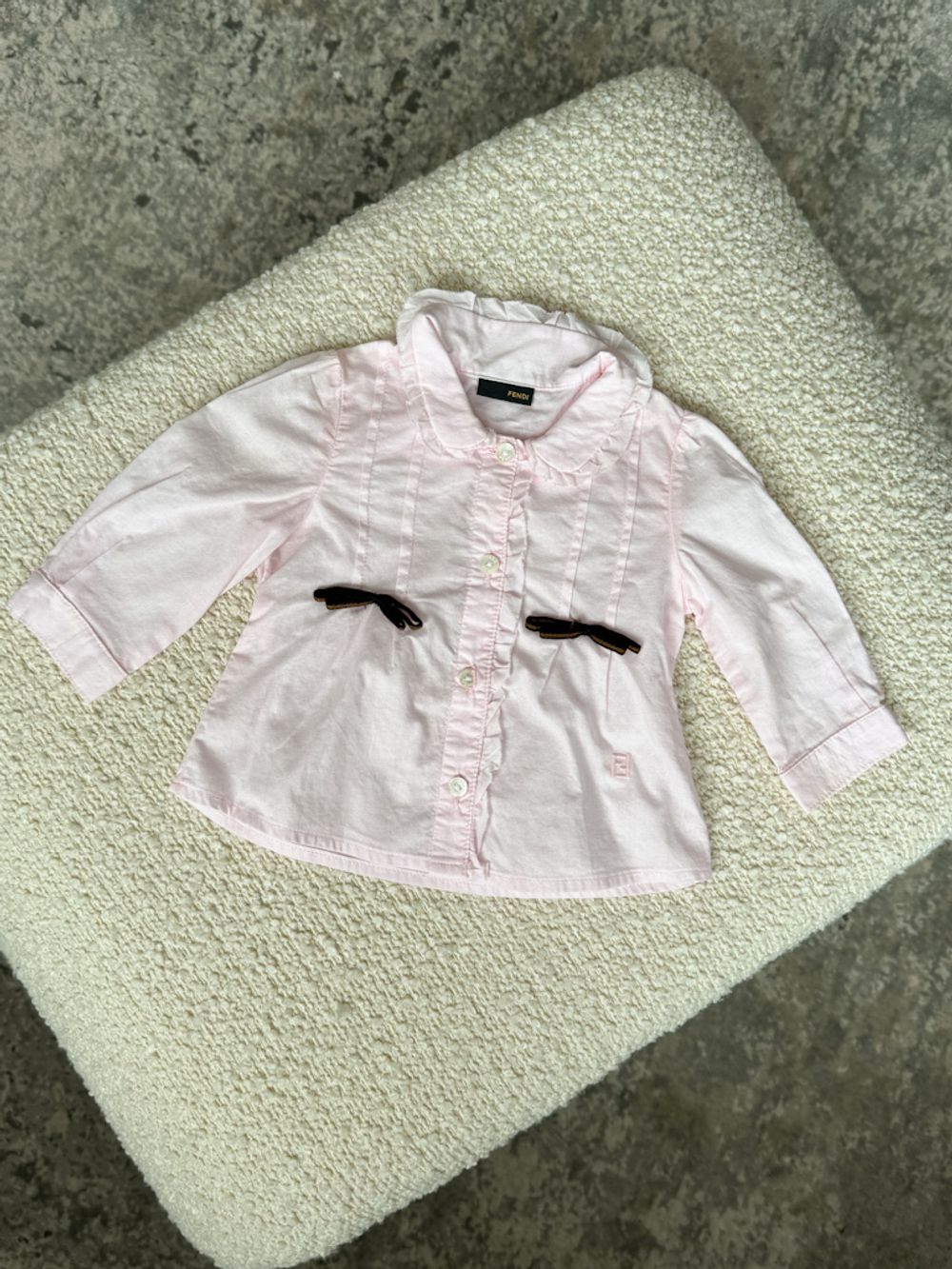 Хлопковая блузка Fendi, 62