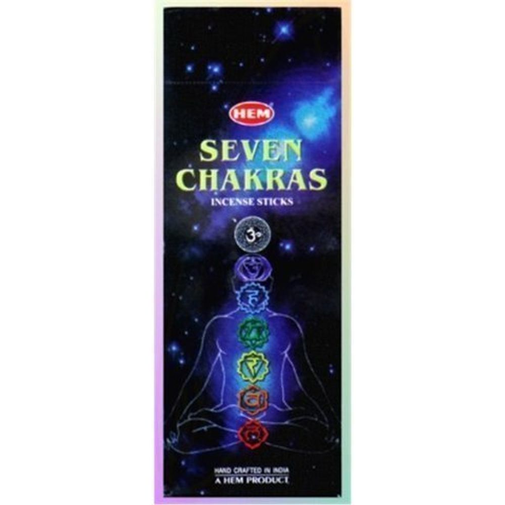 HEM Seven Chakras шестигранник Благовоние Семь Чакр