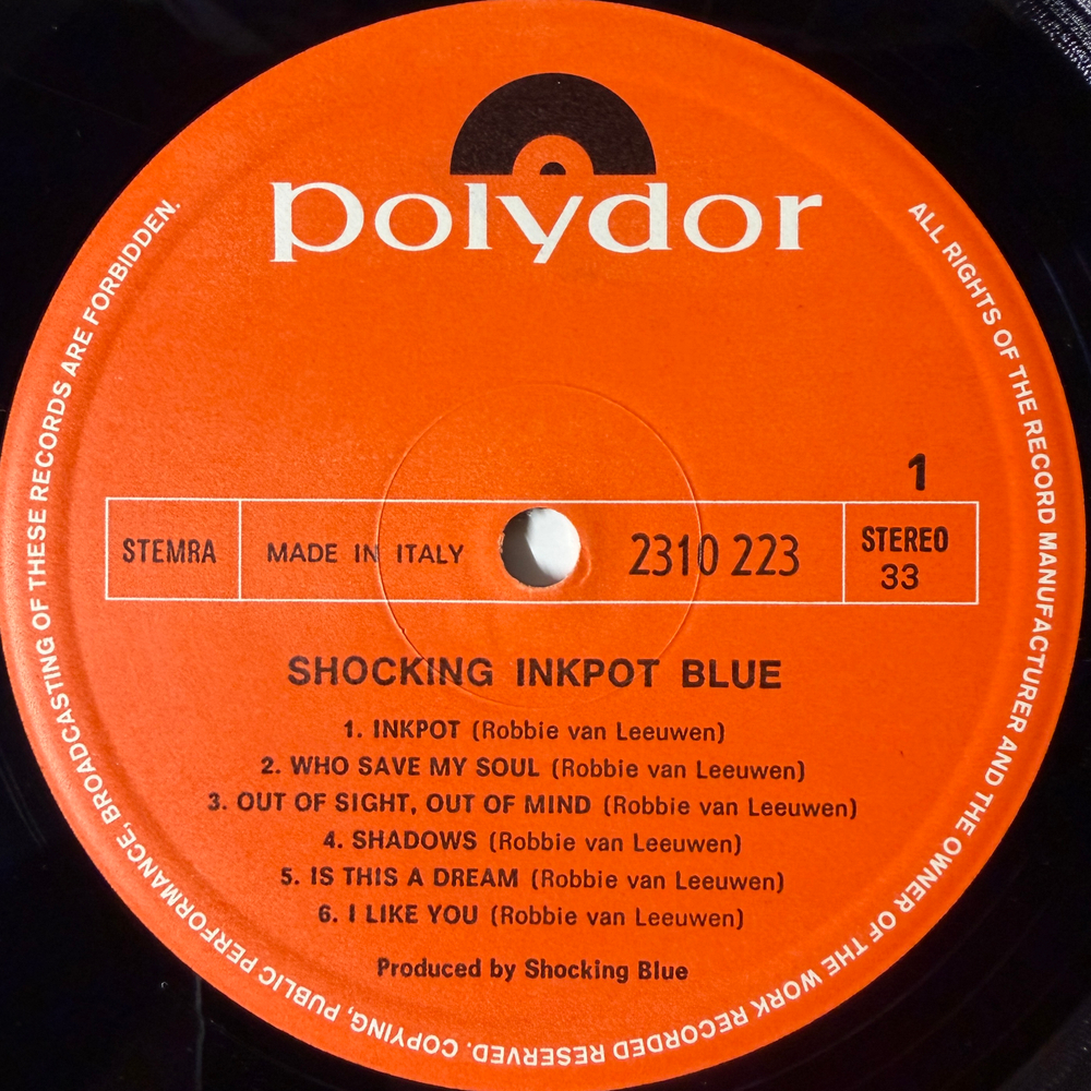 Shocking Blue ‎– Inkpot (Италия 1972г.) Т