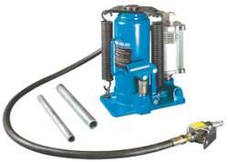 Бутылочный домкрат пневмогидравлический на 12 тонн, SD2001, синий, СТАНКОИМПОРТ