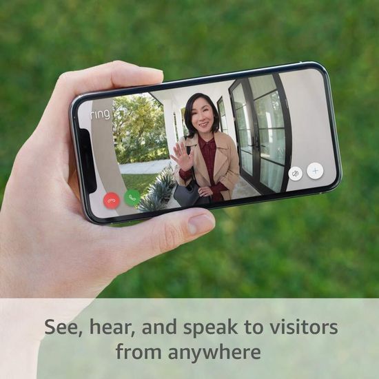 Беспроводной Видеозвонок Ring Video Doorbell (2nd gen) для iOS/Android, silver