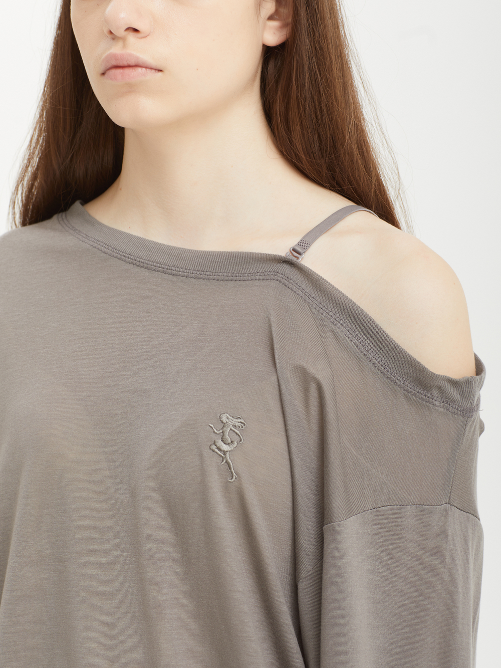 Женская Толстовка One-shoulder Oversized