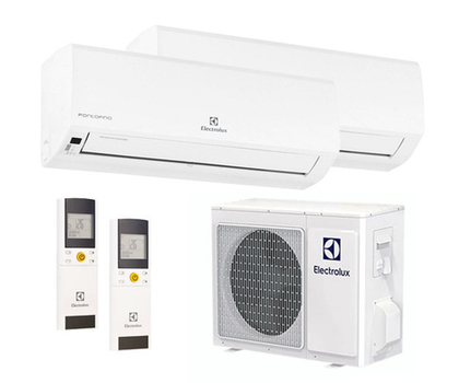 Мульти сплит-система Electrolux на 2 комнаты (25+25 кв.м.) серия Portofino