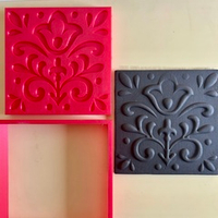 Штамп с вырубкой "Цветок"