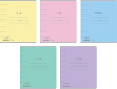 Тетрадь школьная А5 18л линия "Классика Visio" в ассорт. (Полиграфика)