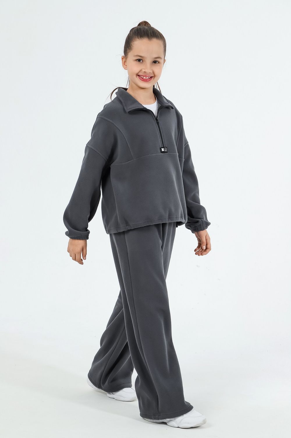 Костюм для девочки Скай-1 Виотекс ГРАФИТОВЫЙ