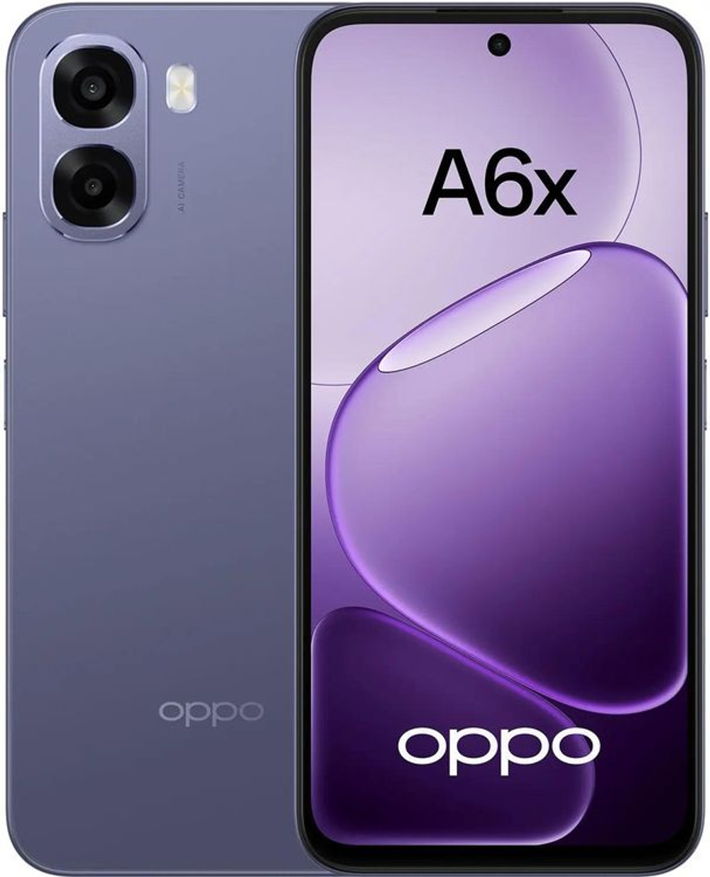 6.75" Смартфон OPPO A6x 4/128Gb,  NFC,  IPS,  120Гц,  6100мAч,  темно-фиолетовый