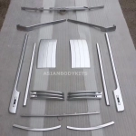Комплект серебристых накладок для Range Rover Vogue L405 2018+ тюнинг Рейндж Ровер