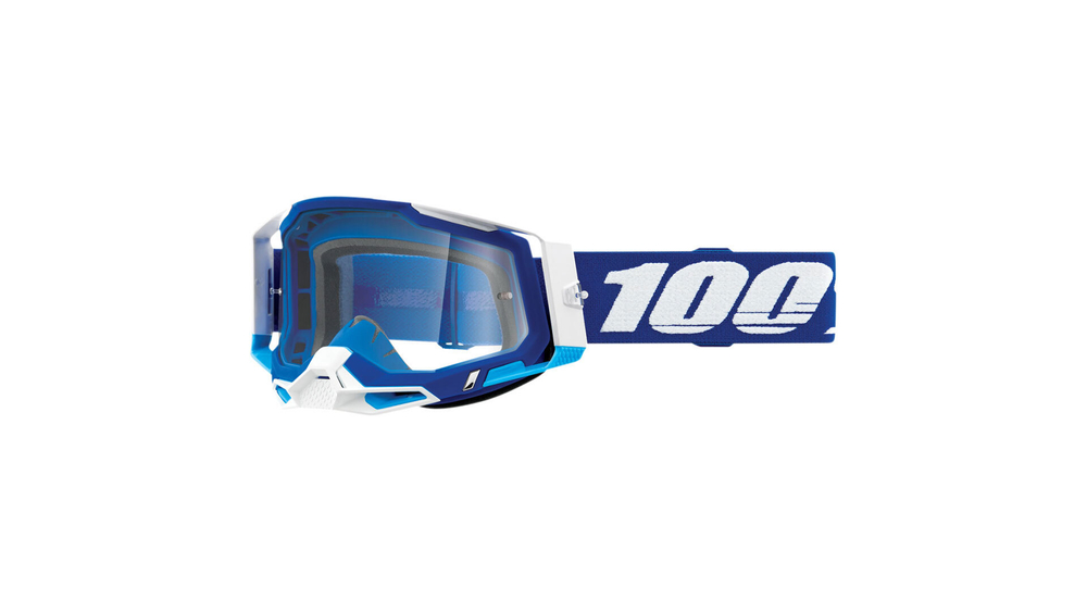 Очки 100% Racecraft 2 Goggle Blue / Clear Lens (50009-00002)