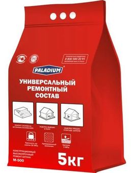 Ремонтный состав Paladium универсальный с фиброволокном 5 кг