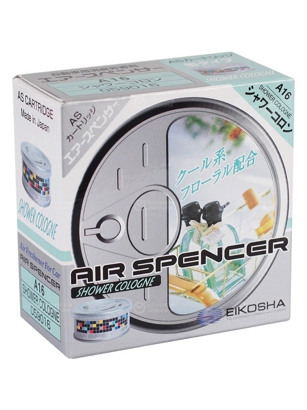 Автомобильные ароматизаторы воздуха меловой Eikosha Air Spencer - SHOWER COLOGNE A16