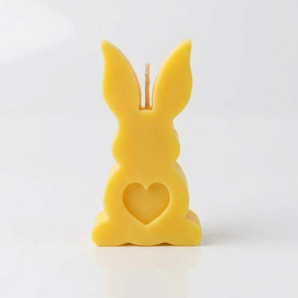 Свеча Зайчик желтый