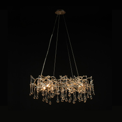 10068/800 SG Подвесная люстра LOFT IT Bijout